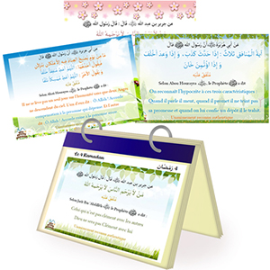 calendrier ramadan 30 hadiths