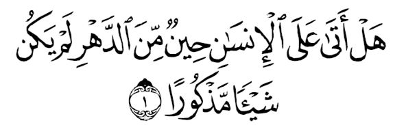 sourate al insên