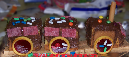 gâteau-train